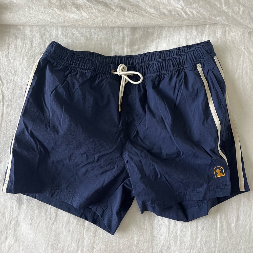 Navy Blue Men's Swim Board Shorts